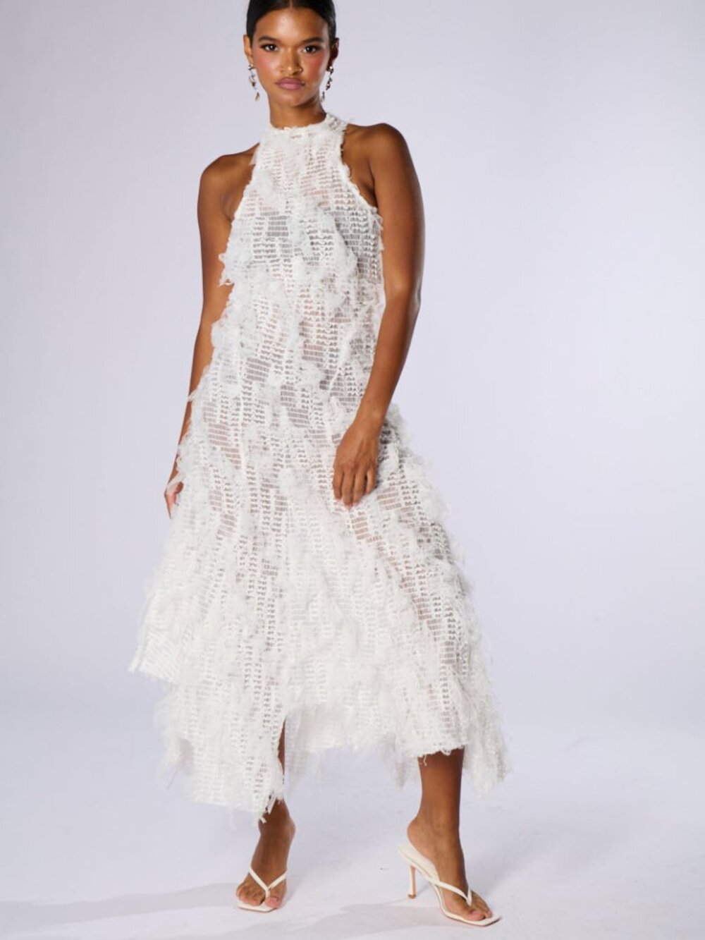 Akira Sheer Mesh Dress